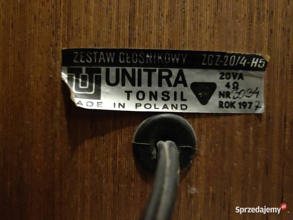 Zestaw Unitra Kleopatra Emanuel plus kolumny i Warszawa