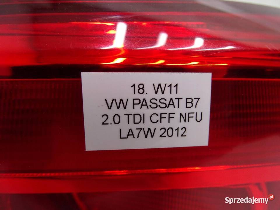 LAMPA PRAWY TYŁ PRAWA TYLNA 3AE945096F VW PASSAT sprzedam