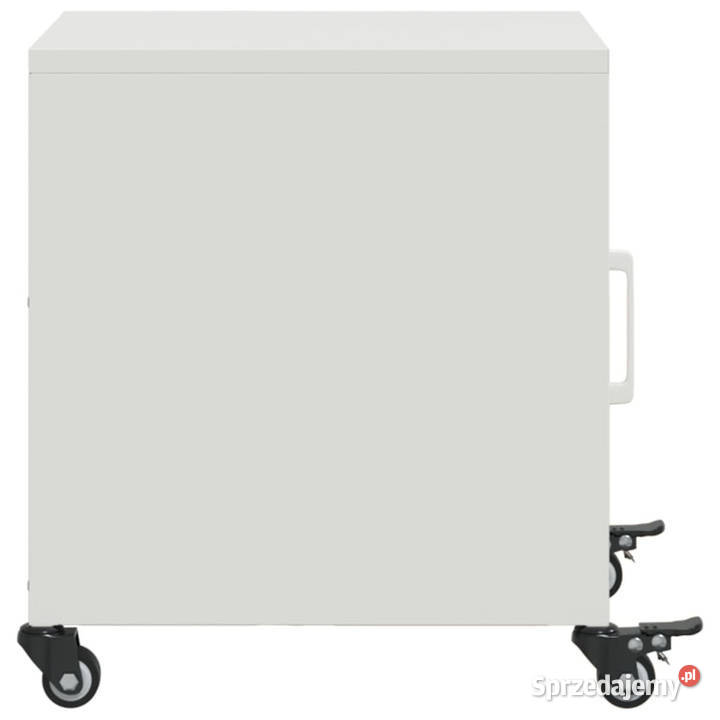 Szafka nocna biała 36x39x435 stal WM846624 Nocne Warszawa