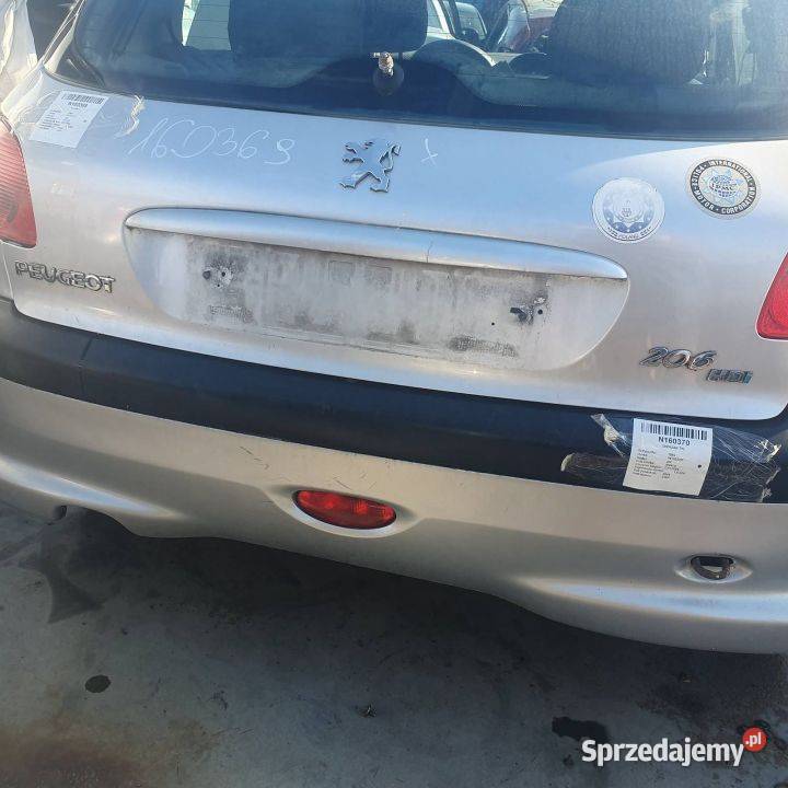 ZDERZAK TYŁ PEUGEOT 206 EWP