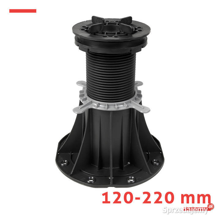 Wspornik tarasowy regulowany 120220 mm do płyt Kraków