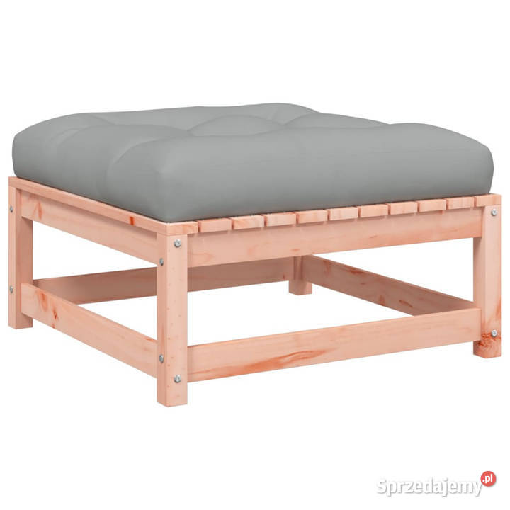 Ogrodowa sofa bez podłokietników z poduszkami i