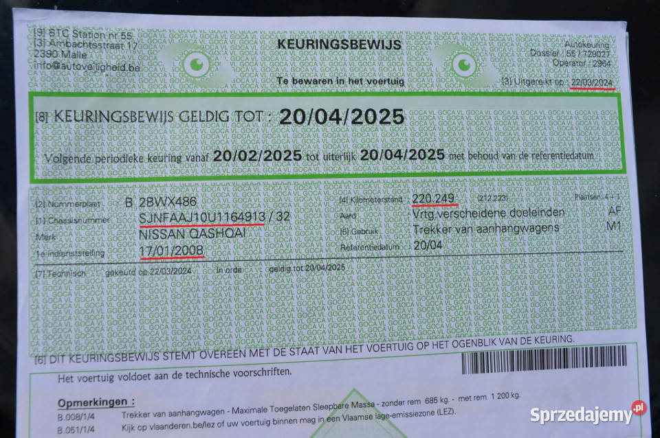 Nissan Qashqai 16i Bezwypadkowy Serwisowany Hrubieszów sprzedam