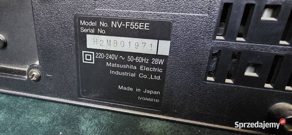 Magnetowid STEREO HiFi VHS Panasonic NVF55EE Pasym
