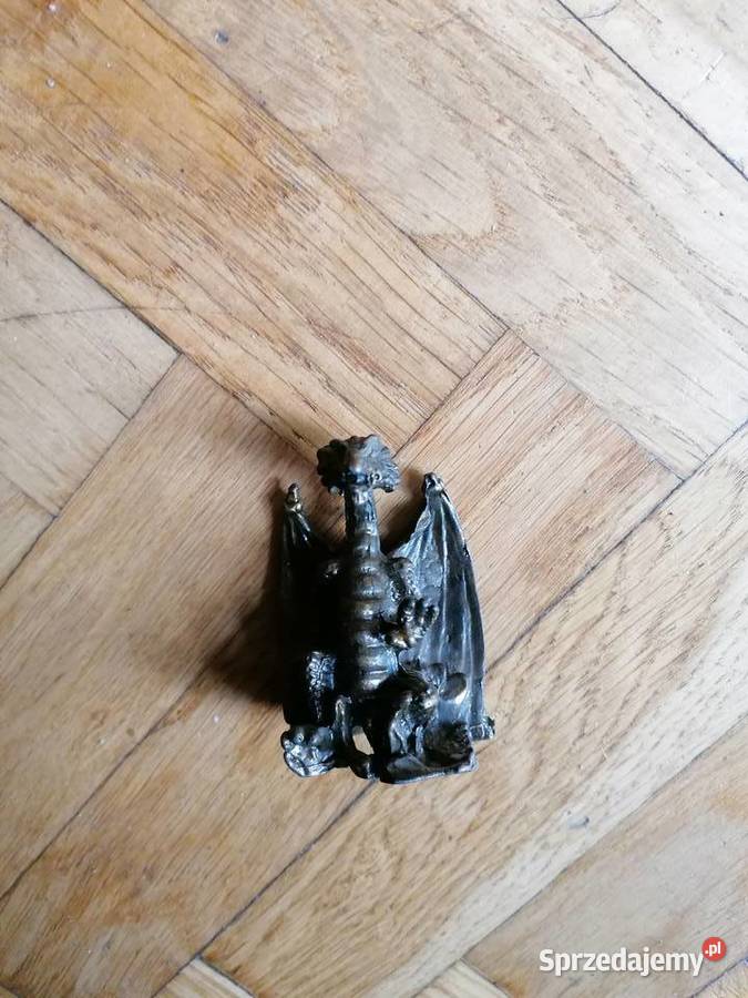 Smok metalowy dekoracja odcienie szarości Gdańsk