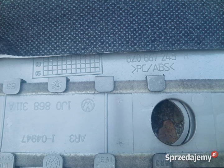 Audi A2 Poszycie słupka B Osłona pasa Prawa Lewa Osłony i zaślepki Dębica