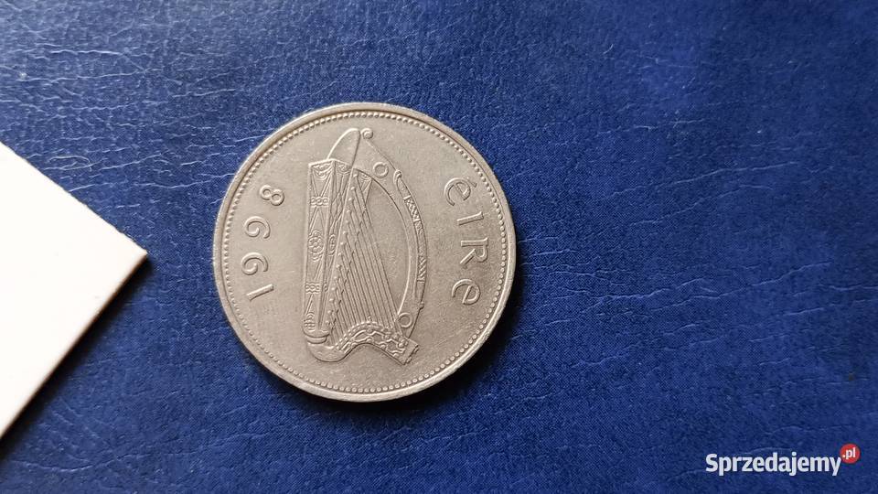 Stare monety 1 funt 1998 Irlandia Lesko