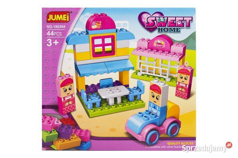 Klocki Jumei 3 CUKIERNIA 44 elementy 28x26 Poznań sprzedam