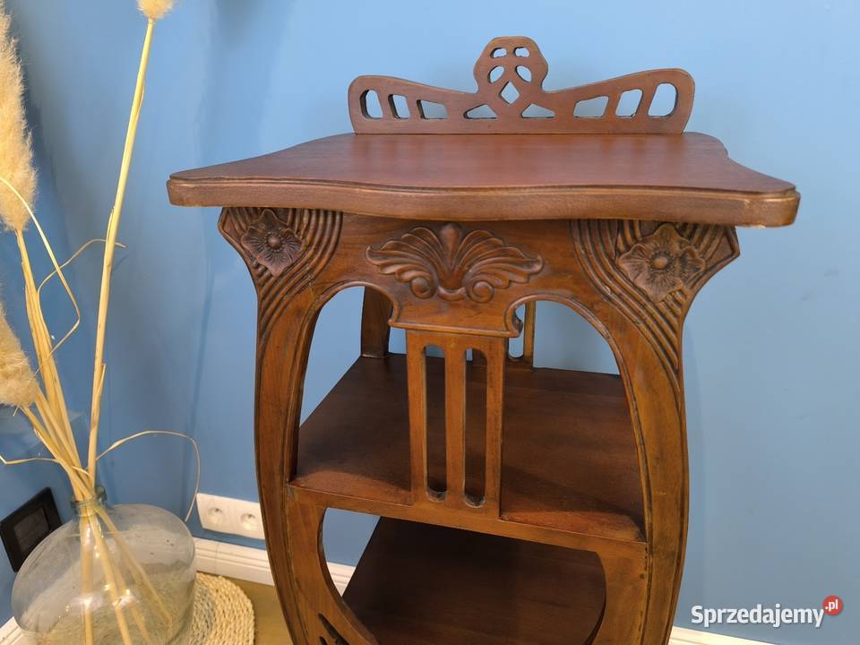 Piękna funkcjonalna konsolka stolikdrewno łódzkie Łódź