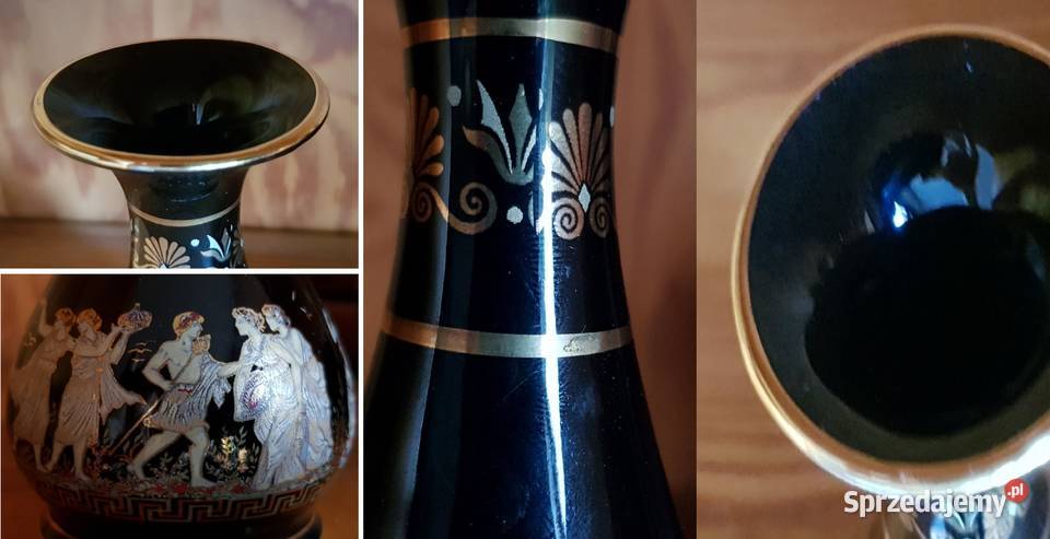 KRATIMENOS porcelana grecka złota amfora flakon Dekoracje i ozdoby Kielce sprzedam