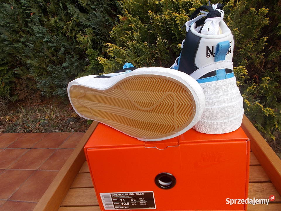 r45 Nike Blazer Mid Sacai White Black Legend Poznań
