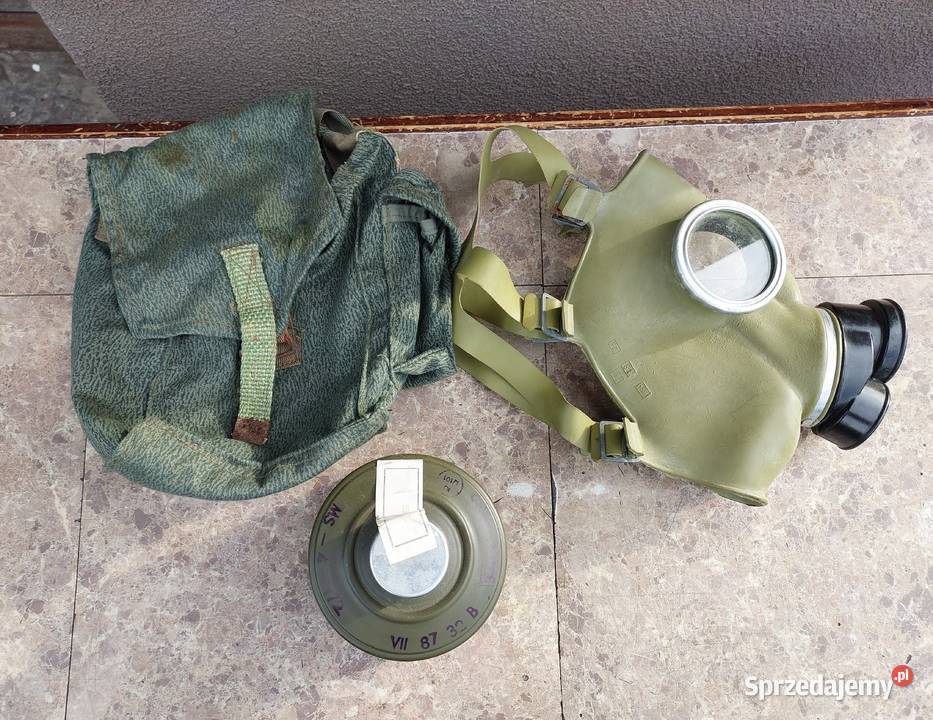 Stara maska wojskowa przeciwgazowa rozmiar 2 Militaria pomorskie Tczew sprzedam
