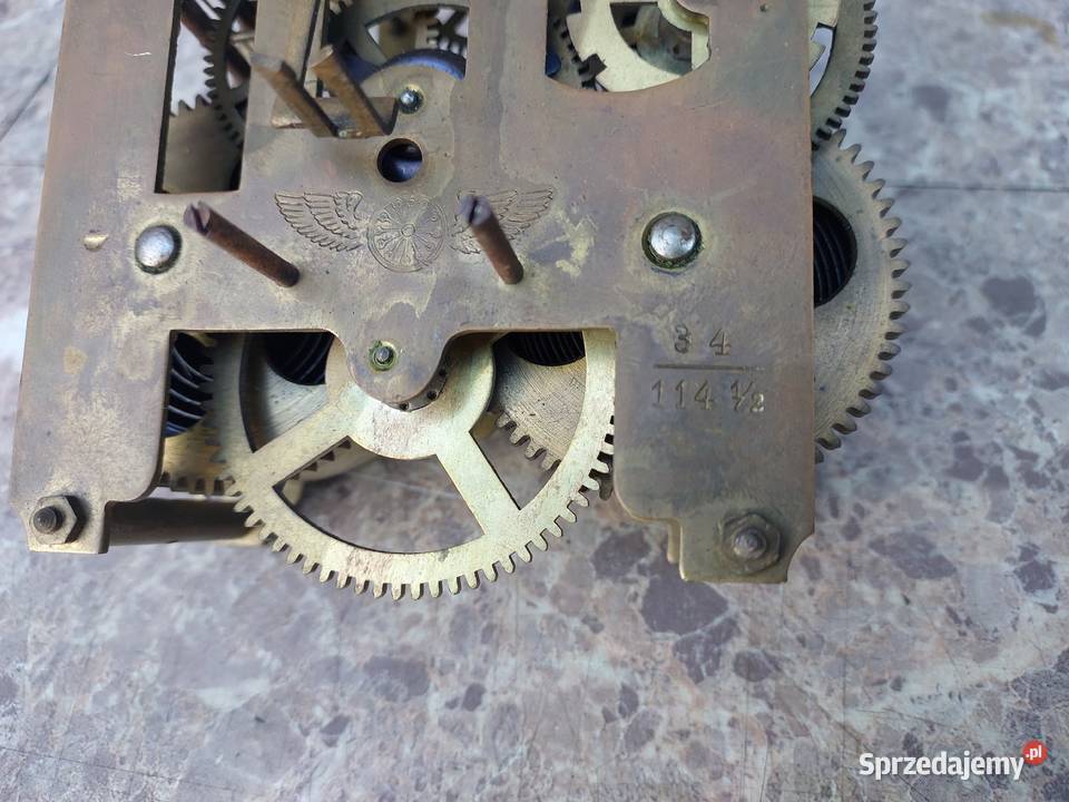 766 Mechanizm zegara ściennego Kienzle Tczew sprzedam