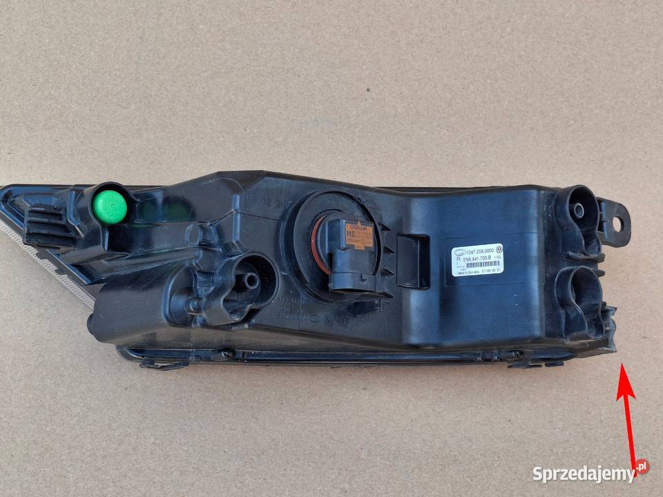 VW TIGUAN II 2 HALOGEN PRAWY LAMPA