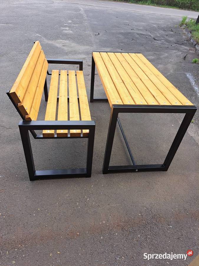 KOMPLET NOWOCZESNYCH MEBLI OGRODOWYCH ŁAWKA I sprzedam