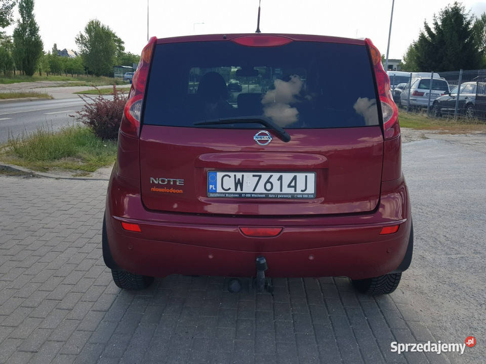 Nissan Note 14 Benzyna Klimatronik Nawigacja wielofunkcyjna kierownica Włocławek