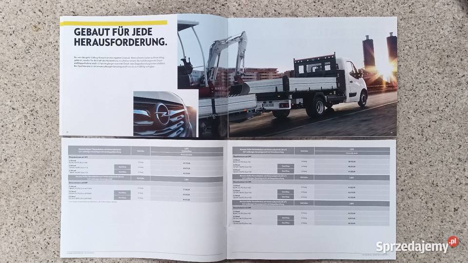 OPEL Movano Prospekt Bytom