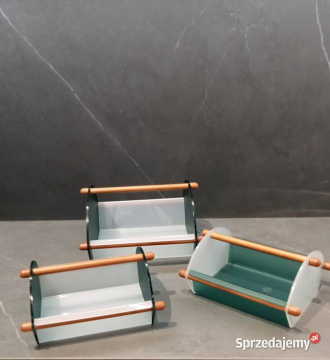 70włoskie paterki serwetniki Biesse design zielony Lublin