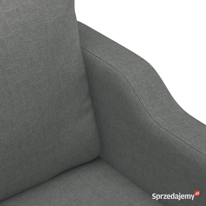 Sofa 3osobowa ciemnoszara 180 tapicerowana Warszawa sprzedam