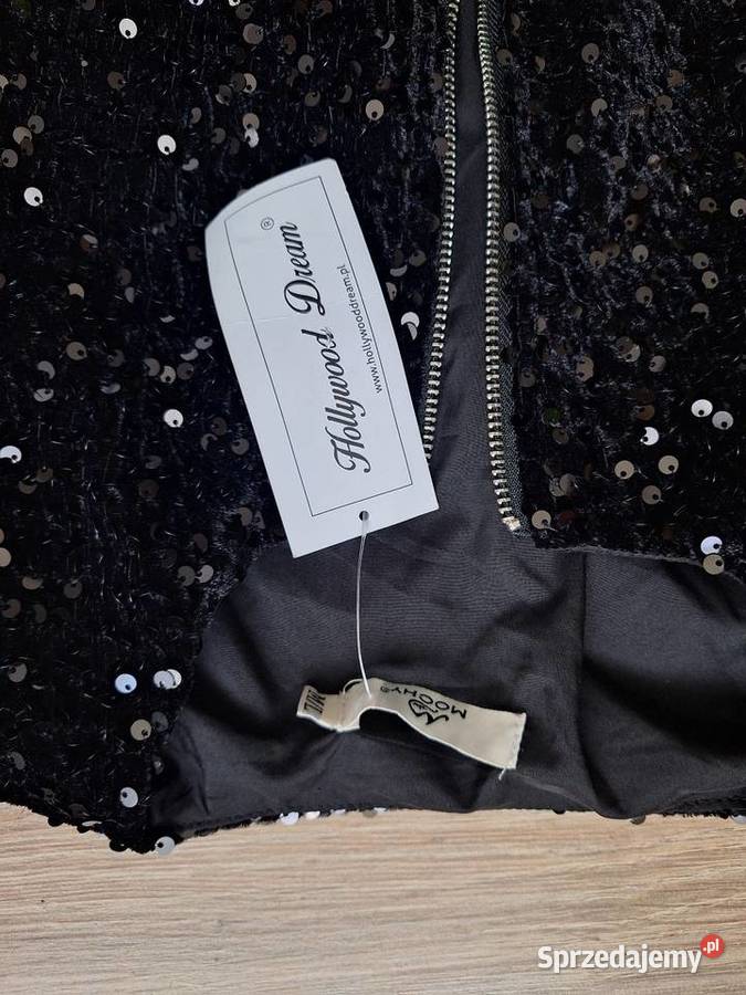 Świetny błyszczący NOWY komplet cekinowy bluza Kraków