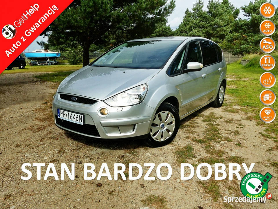 Ford S 20 BENZYNA 145ClimatronicWelurPełna S-MAX Piła