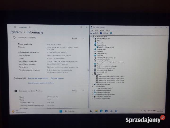 Laptop Lenovo ThinkPad L470 14 Intel Core i5 8 IBM/Lenovo Warszawa
