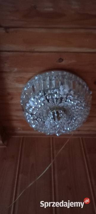 Elegancki kryształowy plafon Wysyłka