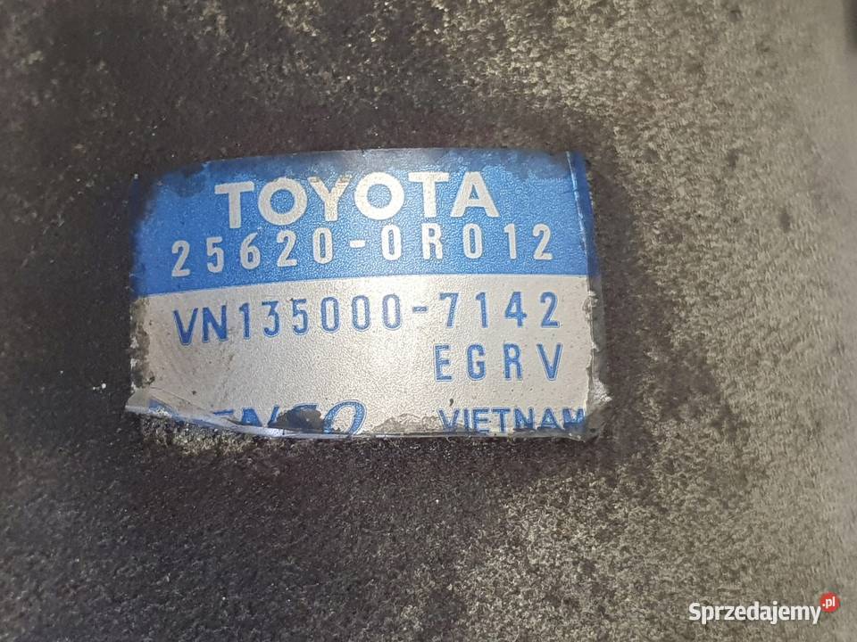 Toyota RAV4 RAV4 III 22 D4D ZAWÓR EGR 256200R012
