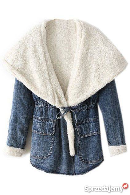 Kurtka Jeansowa z Sheinside onesize Maffashion łódzkie Kutno