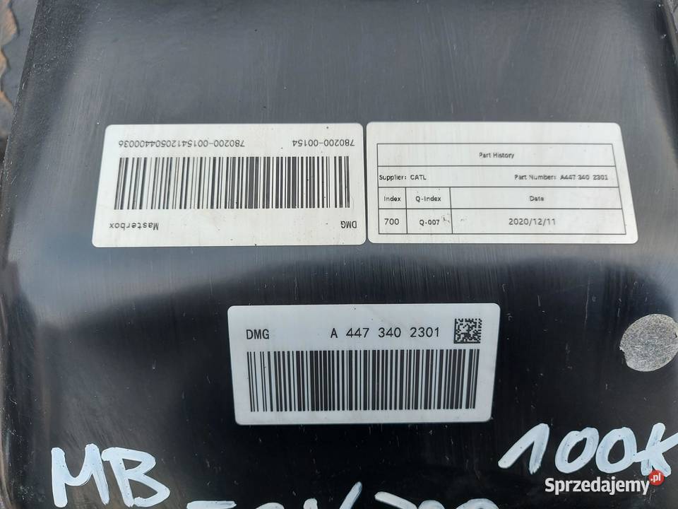 Mercedes EQV w447 Vklasa bateria magazyn energi