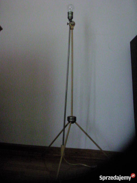 Lampa PRL podłogowa proj AGałecki oryginał lata mazowieckie Warszawa