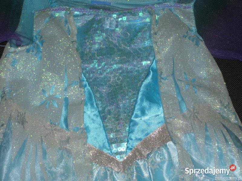 Strój kostium przebranie ELSA KRAINA LODU FROZEN Sukienki i spódniczki Siedlce