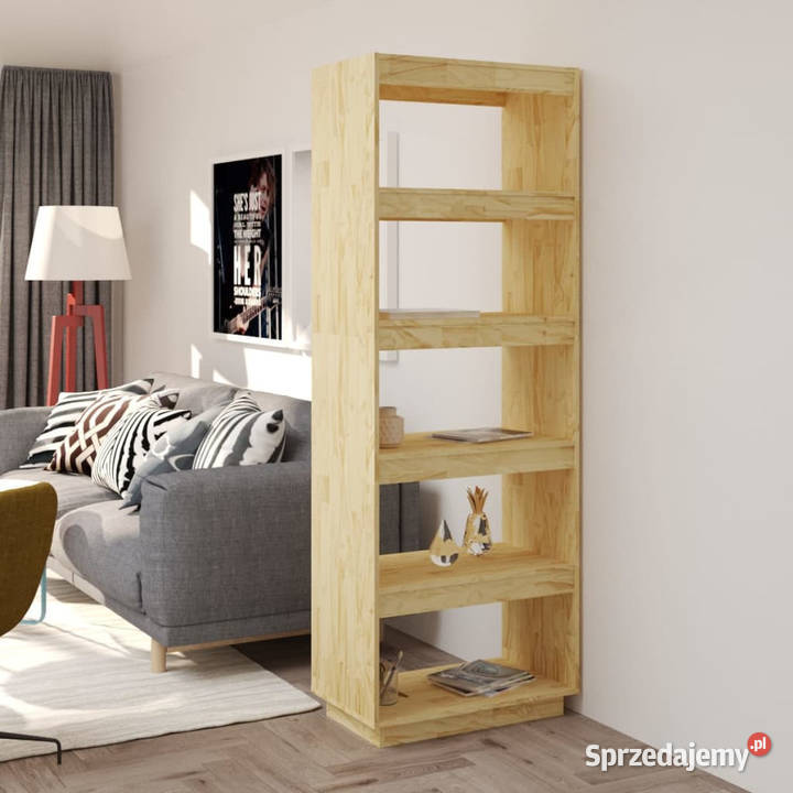 Regał na książkiprzegroda 60x35x167 lite drewno Warszawa