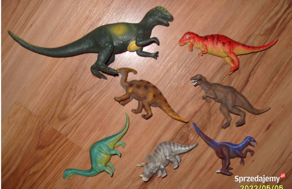 6 figurek Dinozaurów Rawicz sprzedam