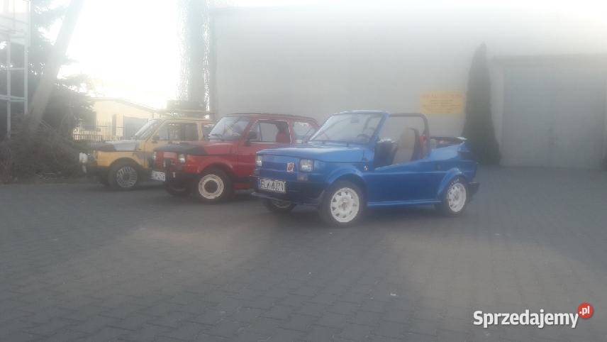 Kolekcja trzech fiatów 126p Koluszki