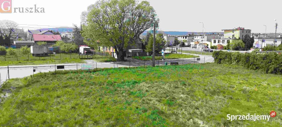Działka usługowomieszkaniowa w Rumi Partyzantów 1025m2 pomorskie Rumia sprzedam