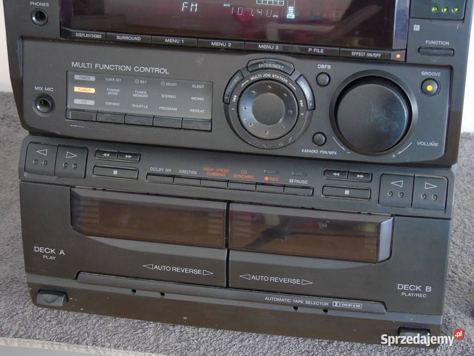 Wieża Sony HCDH551 pilot mocna WYSYŁKA podkarpackie sprzedam