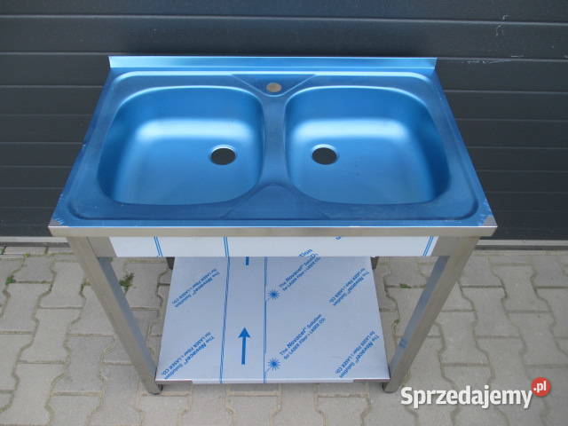 Zlew Gastronomiczny 2 Komorowy Z Półką 805085