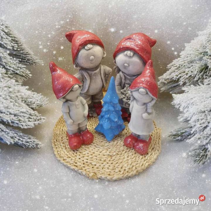 Skrzat świątecznych choinka gipsowa skrzaty Wrocław