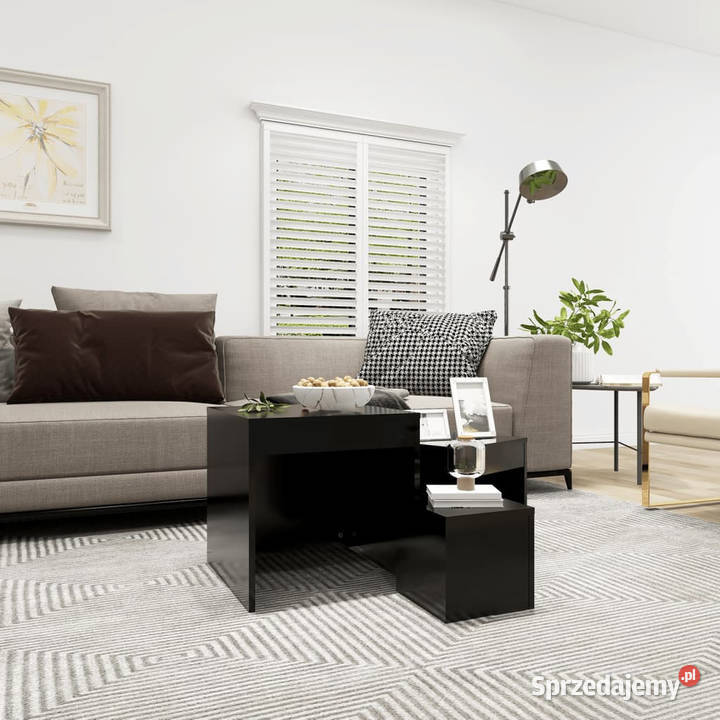 Stoliki wsuwane pod siebie 3 czarne WM808595 Warszawa
