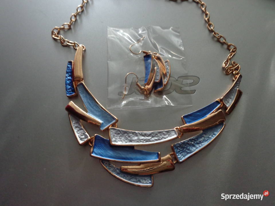 nowoczesne nowe damskie korale plus kolczyki Dodatki wielkopolskie Poznań