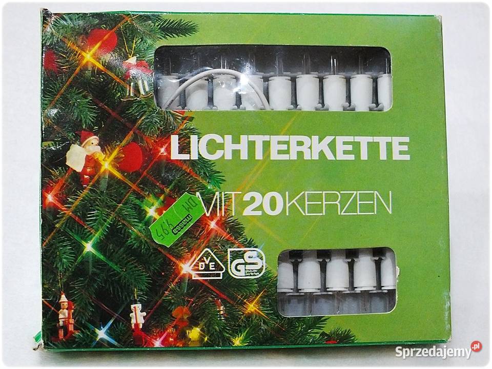 Stare Lampki choinkowe 20 Niemieckie Nowe w Żary