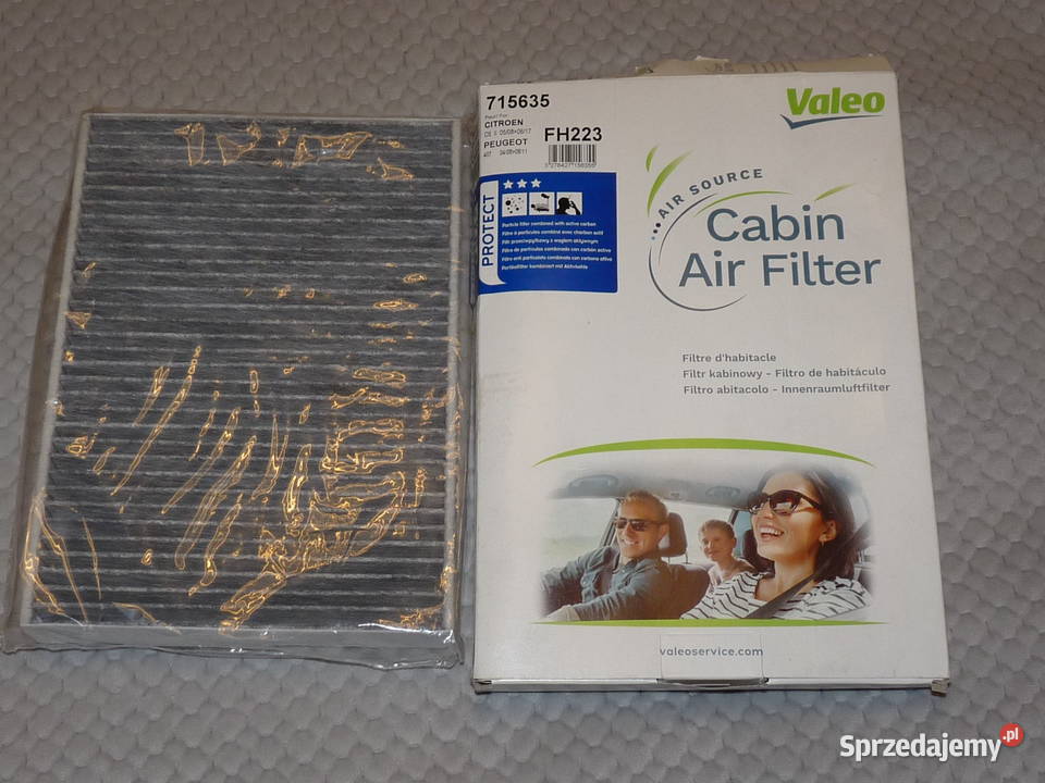 Filtr kabinowy z węglem Valeo 715635 Citroen C5 małopolskie Kraków