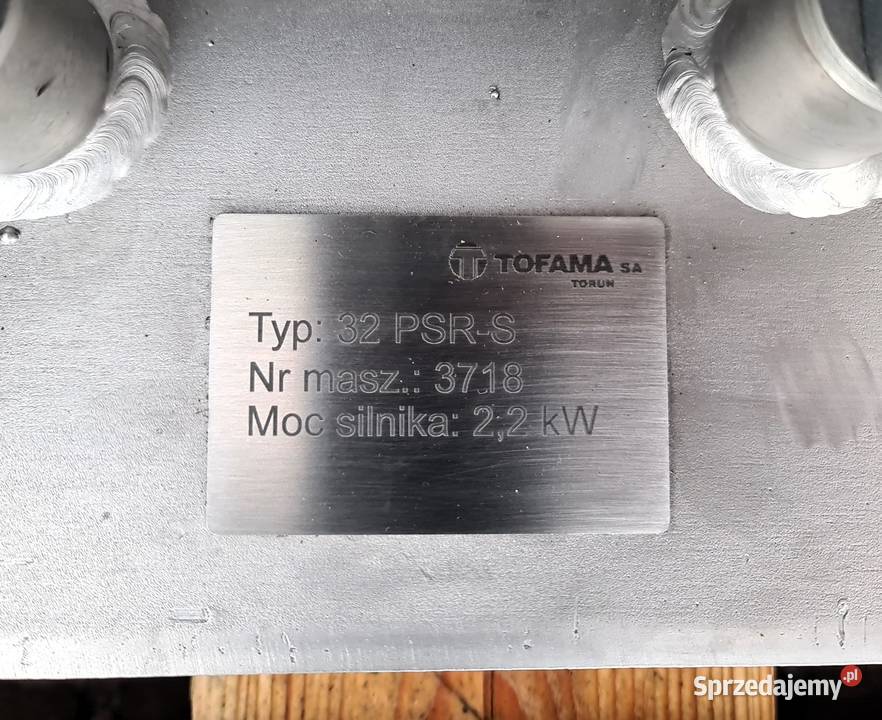 Pompa śrubowa ślimakowa spożywcza TOFAMA 32 PSRS Błonie sprzedam