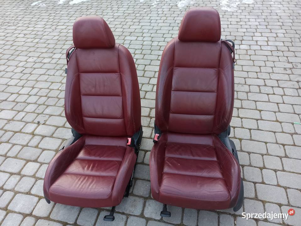 VW EOS FOTELE KANAPA SKÓRA KOMPLET 2006r Bolesławiec