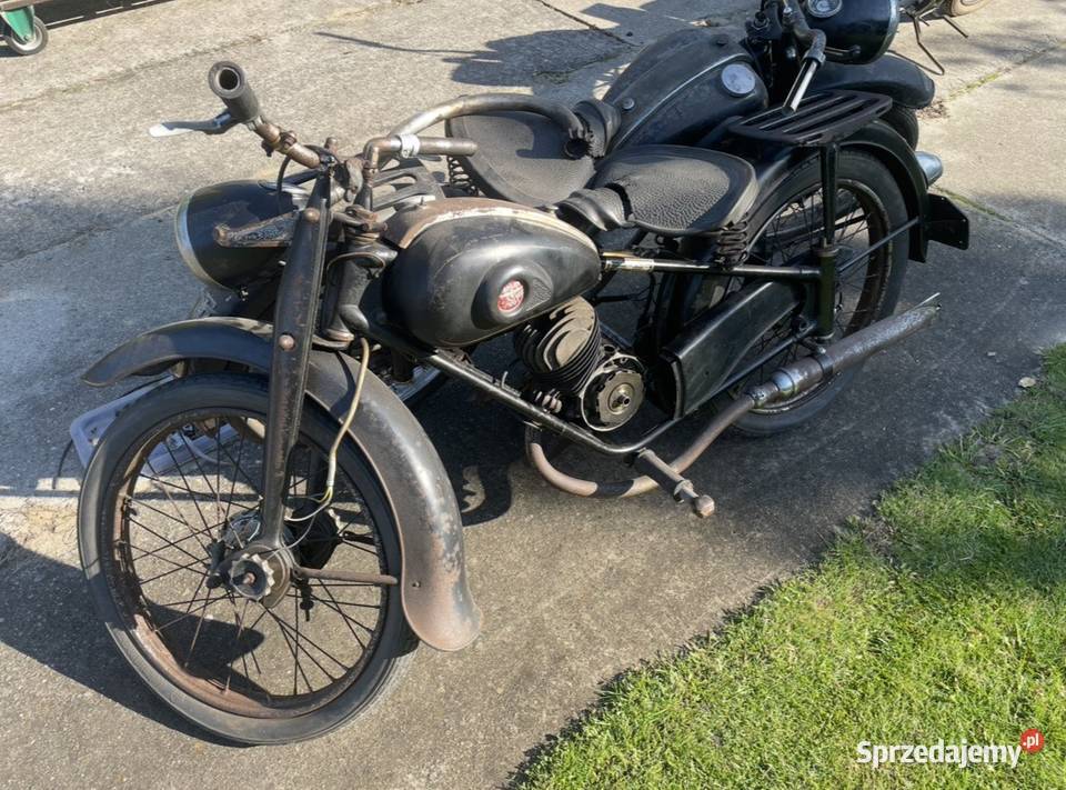 Adler M100 oldtimer zabytek setka nie Zundapp MZ Rok produkcji 1950 Pabianice