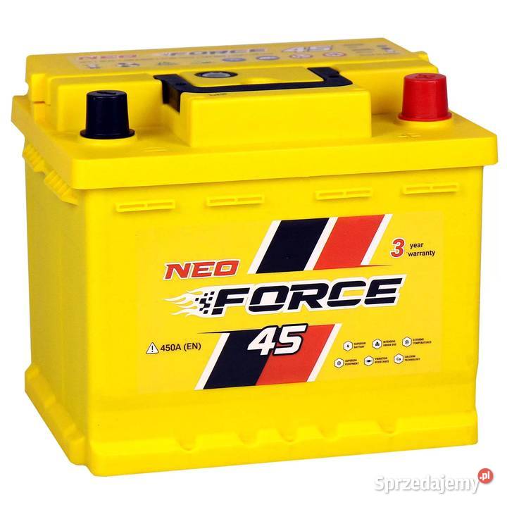 NOWY Akumulator Neo Force 45Ah 450A DN Wrocław
