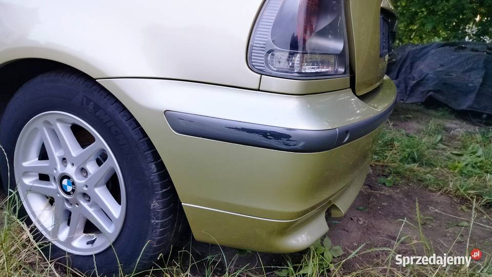 Bmw e46 compakt zderzak tylny kompletny w kolor Aleksandrów Łódzki