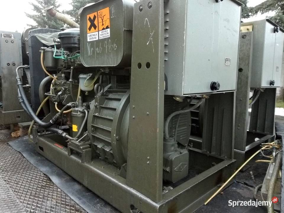 Agregat PAD20 20kW 25kVA wojskowy Pozostałe łódzkie Skierniewice