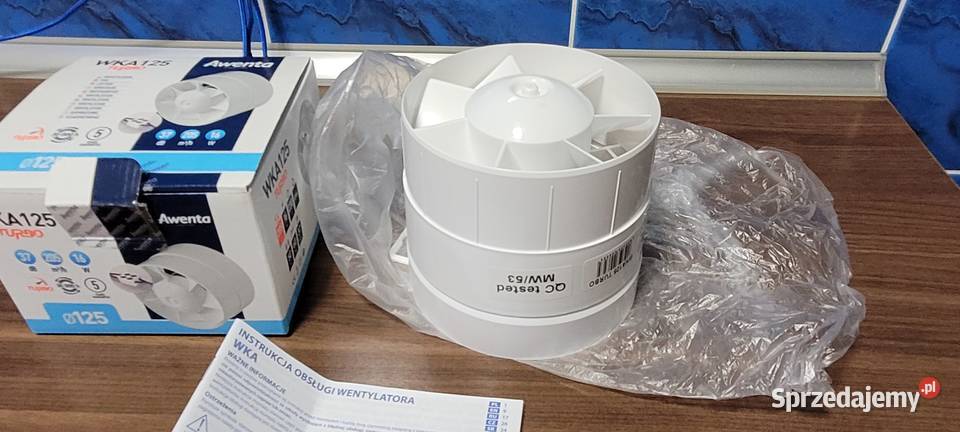 Wentylator kanałowy WKA 125 Turbo AWENTA Sosnowiec